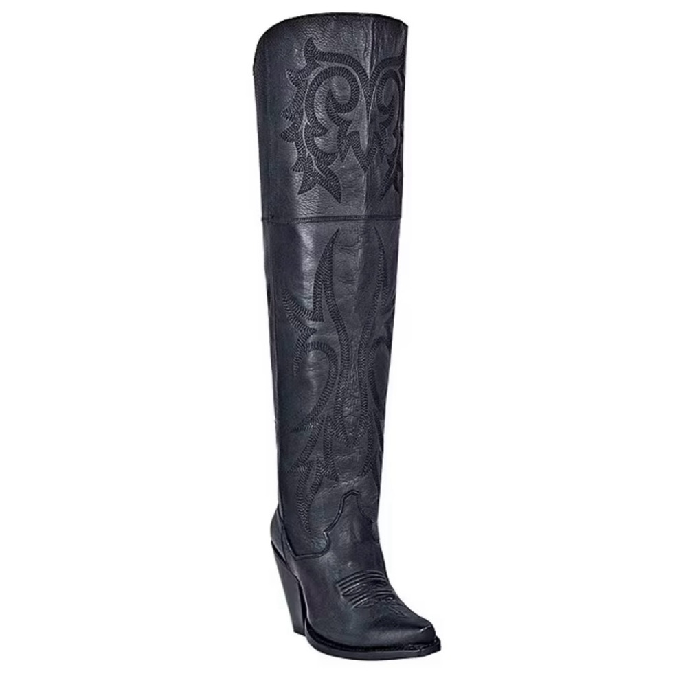 Dan Post Black Over the Knee Boots